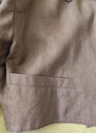 Брендовий піджак. льон-100%7 фото