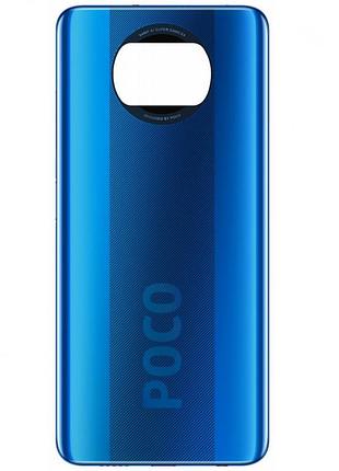 Задняя крышка xiaomi poco x3 nfc синий