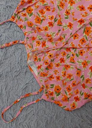 Майка,топ,в цветы