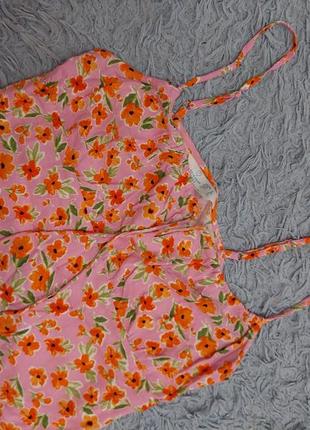 Майка,топ,в цветы