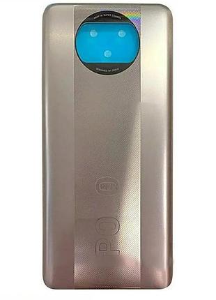 Задняя крышка xiaomi poco x3 pro metal bronze