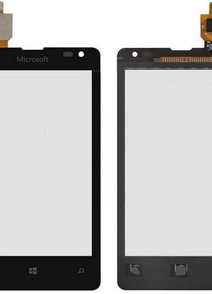 Тачскрин microsoft (nokia) lumia 435, lumia 532 черный