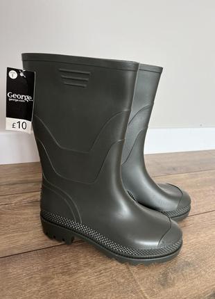 Новые резиновые детские сапоги george
