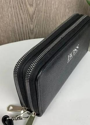 Мужской кожаный клатч кошелек