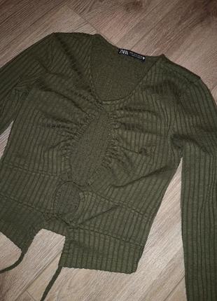 Кофта в рубчик