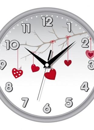 Настенные часы сlassic день святого валентина grey