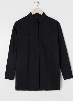 Хлопковая рубашка сорочка блуза оверсайз