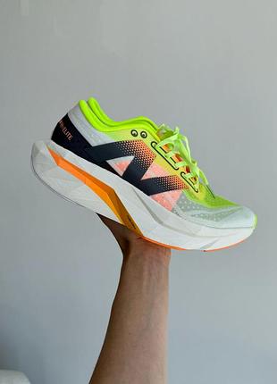 Мужские кроссовки new balance sc elite v4 lime/orange