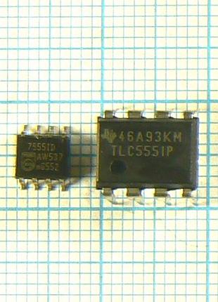 Лот: 7 × 17.64 ₴ = 123 ₴ icm7555in dip8 tlc555ip інтегральний таймер ne555 2...18v icm7555