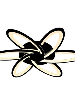 Люстра светодиодная акриловая Shirius 6236-6 bk 104w