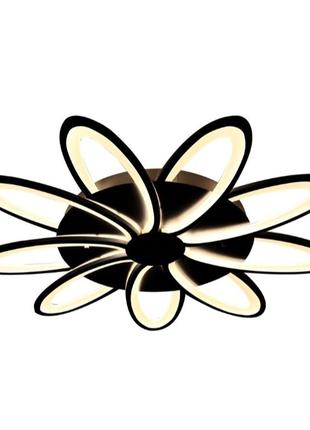 Люстра светодиодная акриловая sirius 6237-9 bk 156w