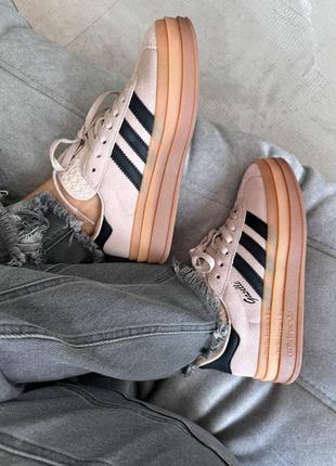 Кросівки adidas gazelle bold « pale pink » premium