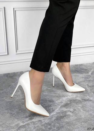 Туфли лодочки из экокожи