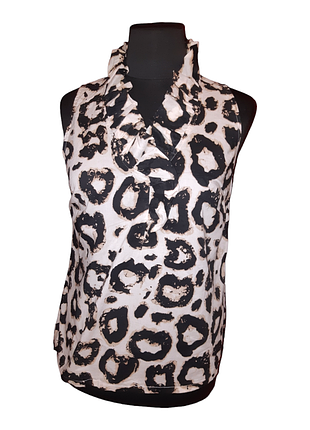 Блуза с леопардовым принтом