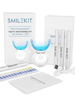Засоби для відбілювання зубів smilekit з led usb лампою