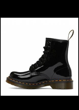 Черевики лакові dr. martens 11821011 1460 black patent lamper