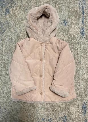 Куртка теплая на меху zara