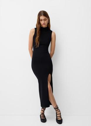 Облегающее трикотажное платье bershka