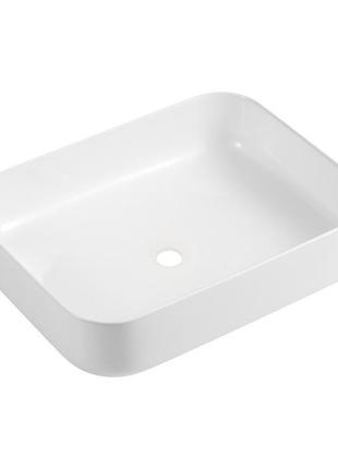 Умывальник omnires corona 38,5x50 white (corona500bp)
