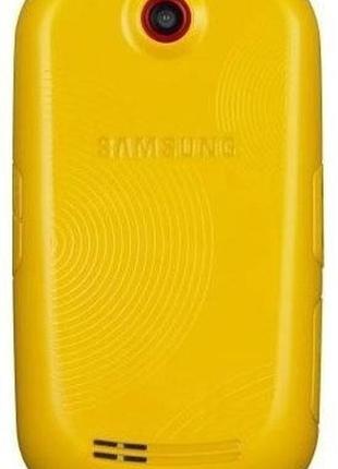 Задняя крышка samsung s3650 corby жёлтый