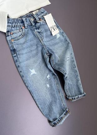 Джинси zara 92р,zara джинси 18-24м,92 см,зара джинси 92 см3 фото