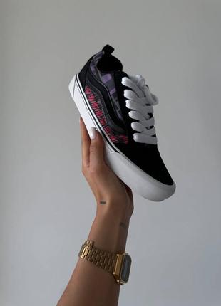 Шикарні кеди Moroccan vans knu rave plaid black multi