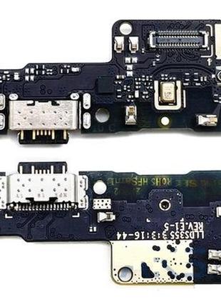 Шлейф xiaomi redmi 10c конектора заряджання, з мікрофоном, плата заряджання (original prc)
