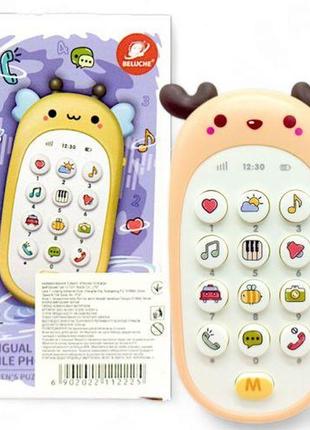 Интерактивная игрушка "зверушка-телефончик: олень"