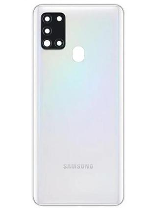 Задняя крышка samsung a217 galaxy a21s (2020) со стеклом камеры, белый