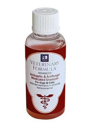 Veterinary formula антисептик та протигрибковий шампунь для собак котів