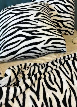 Постільна білизна тепла принт зебра