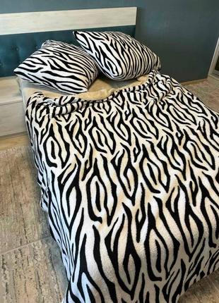 Постільна білизна тепла принт зебра