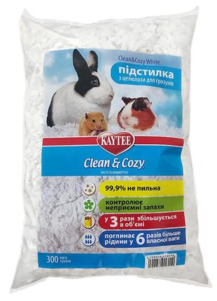 Kaytee clean&cozy white кейті клін&козі білий підстилка з целюлози для гризунів