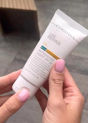 Скидка christina line repair fix antioxidant spf 50 антиоксидантный крем лосйьон спф 501 фото