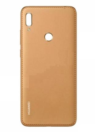 Задняя крышка huawei y6 prime 2019, y6 pro 2019 коричневая, amber brown