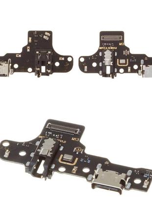 Шлейф samsung a215 galaxy a21 коннектора зарядки type-c, с микрофоном, плата зарядки