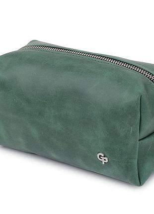 Косметичка несессер зеленая grande pelle 803191