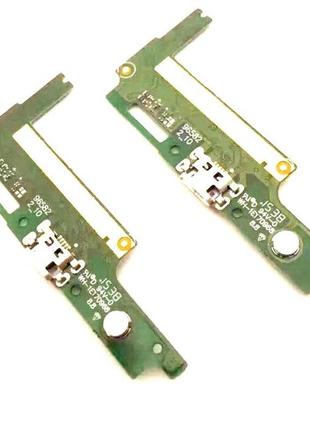 Шлейф huawei y3 2017 коннектора зарядки, с компонентами, плата зарядки