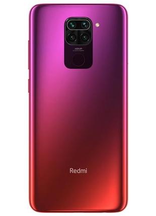 Задняя крышка xiaomi redmi note 9, 10x красная