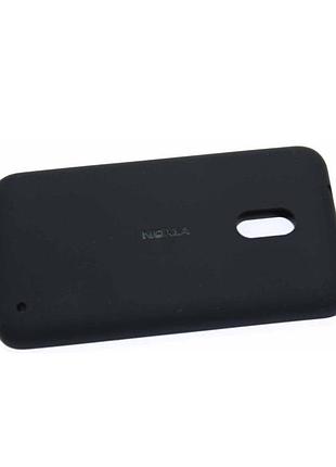 Задняя крышка nokia 620 lumia в сборе с боковыми кнопками, разъемом гарнитуры черный оригинал