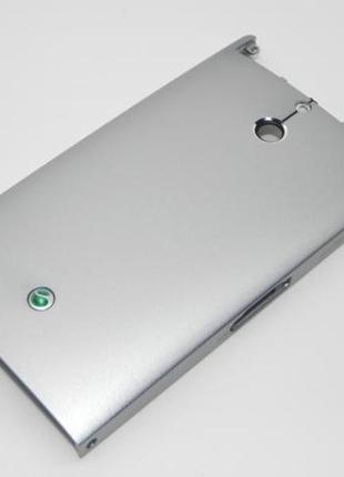 Задняя крышка sony lt22i xperia p silver original