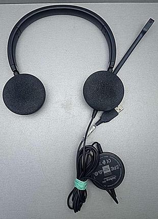 Наушники bluetooth-гарнитура б/у jabra evolve 20 ms stereo hsc016