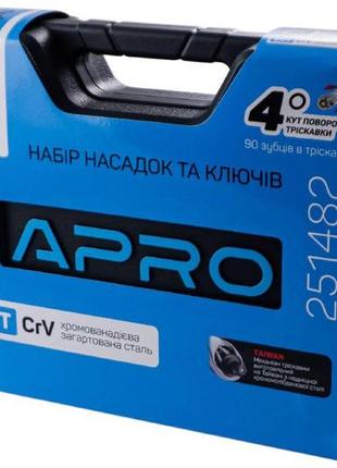 Набор инструмента apro - 1/4" x 1/2" x 82 ед. 6