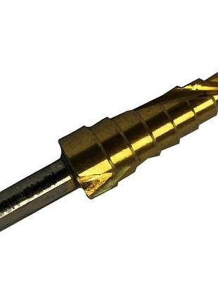 Сверло по металлу ступенчатое apro - 4-12мм pro