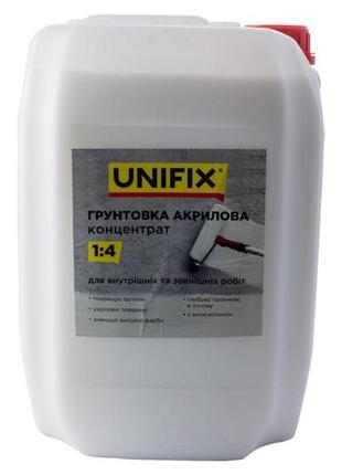 Грунтовка акриловая unifix - 10 кг x 1:4 концентрат