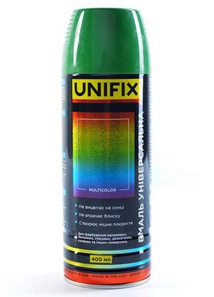 Емаль універсальна unifix — 400 мл ral 6002 зелений листяний