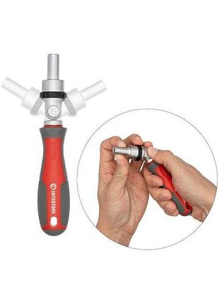 Викрутка intertool — реверсійна pro 21 од. 3
