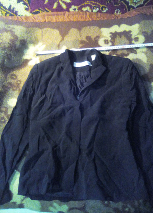 Темный женский пиджачек недорого2 фото
