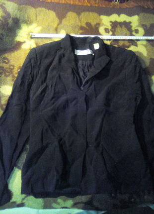 Темный женский пиджачек недорого5 фото