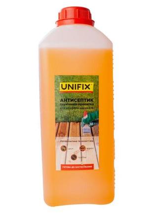 Антисептик грунтовка-пропитка для обработки древесины unifix - 2 кг